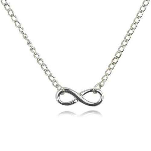 Enkelt halsband infinity - Olika färger