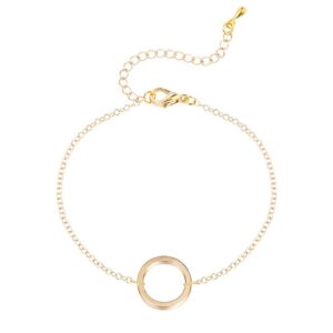 Armband - "Ring & Chain" Guld / Silver