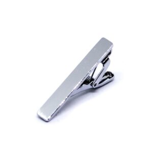 Slipsnål / slipsklämma kort modell i silver
