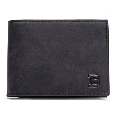 Mjuk smidig plånbok med myntfack – Svart