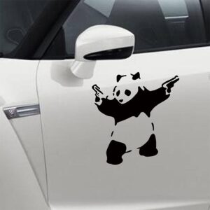 Dekal till bil - Crazy Panda