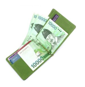 Money Clip / Korthållare - Svart / Grön