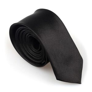 Smal / slimmad modern slips - svart