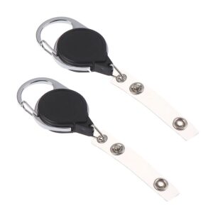 2-PACK Utdragbar ID-hållare (nyckelhållare) Jojo-funktion