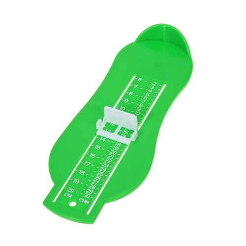 Fotmätare för bebis / barn (max 20 cm) - Grön
