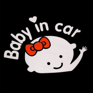 Dekal till bil - Baby in Car