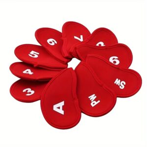 Headcovers till järnklubbor - Set 10 st
