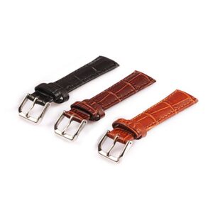 Klockarmband i läder 20 mm - Olika färger