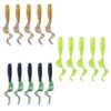 15-pack Jiggar Standard Curly Tail 55 mm - Flera färger