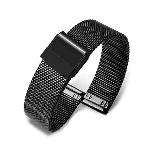 Klockarmband mesh - Svart eller Silver 14 mm