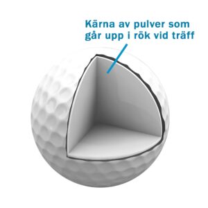 Prankgolfboll som exploderar 3-pack