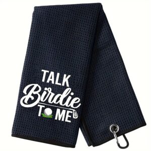 Golfhandduk - Talk Birdie To Me