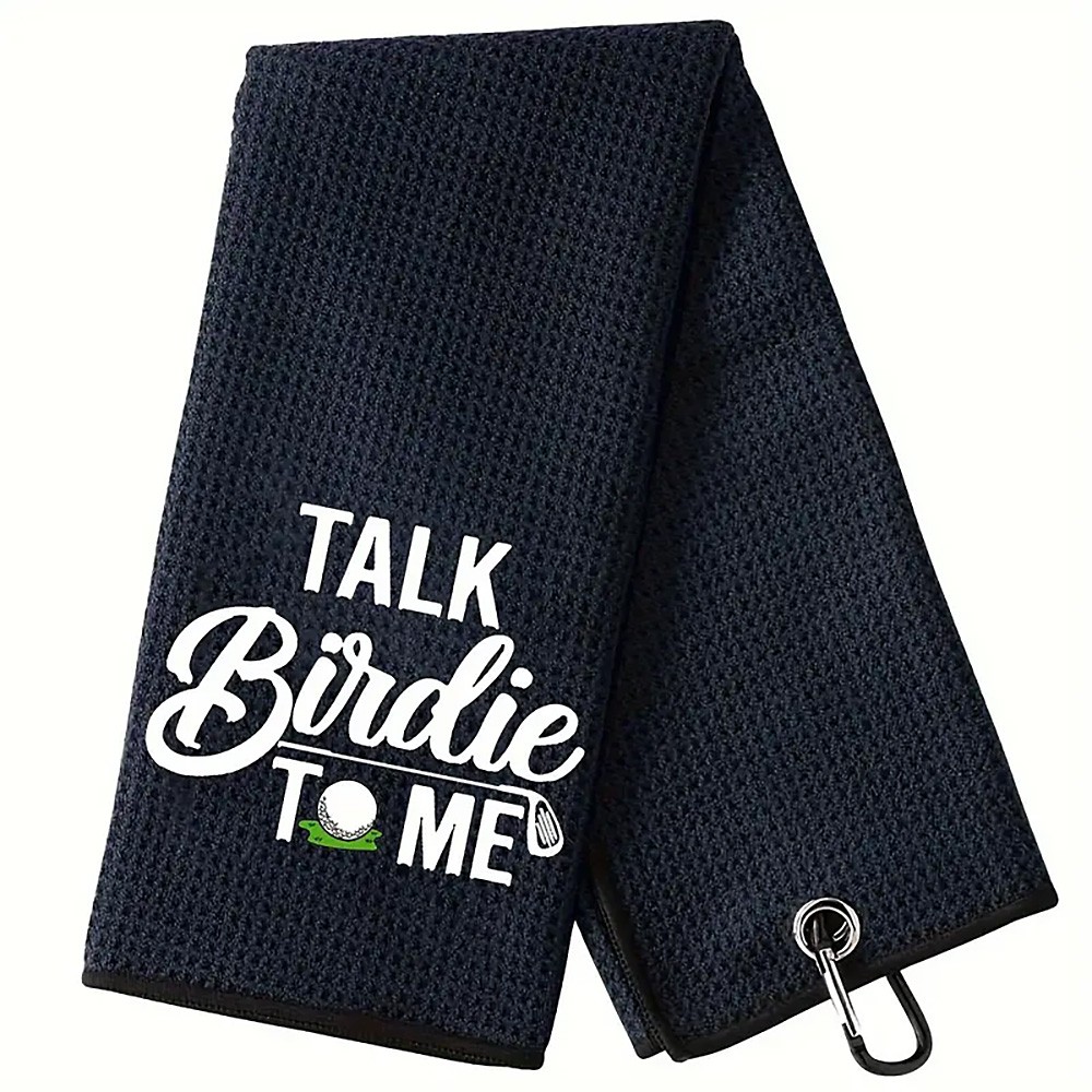 Golfhandduk - Talk Birdie To Me