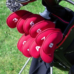 Headcovers till järnklubbor - Set 10 st